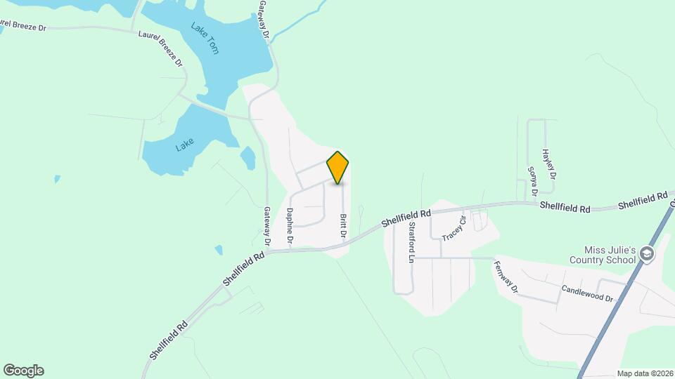 117 Britt Dr Map and Location Details