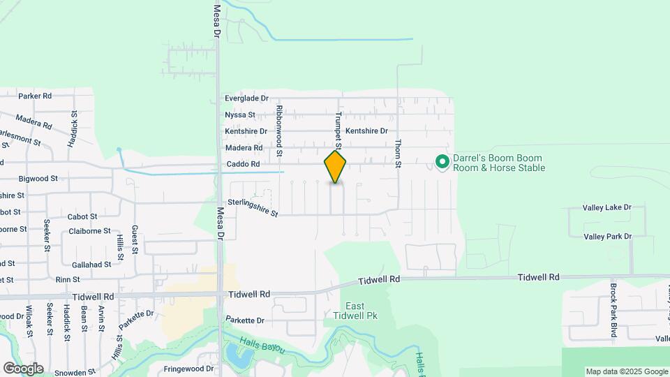 9834 Denning Dr Map and Location Details