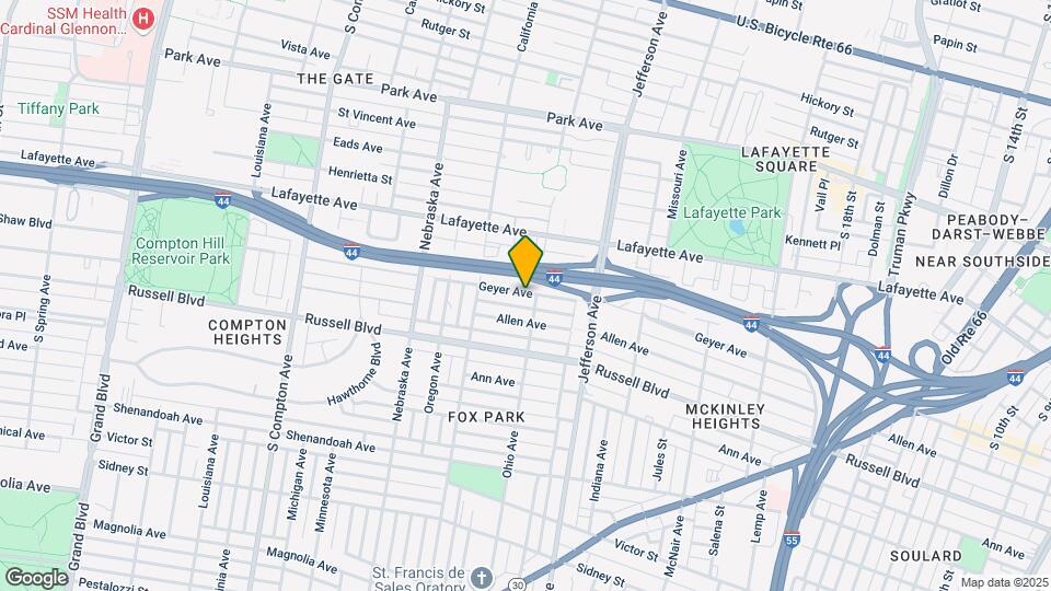 2706 Geyer Ave, Unit Cozy Condo Map and Location Details