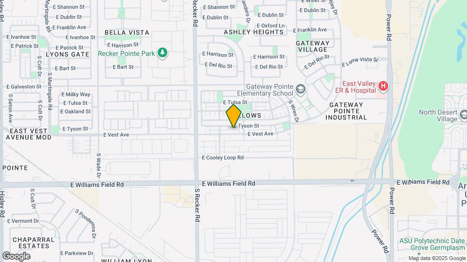 4152 E Vest Ave Map and Location Details