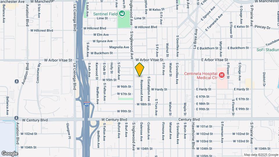 1013 Rosewood Ave Mapa y Detalles de la Ubicación