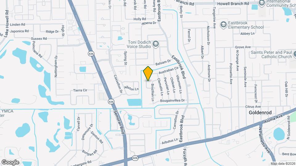 1710 Puritan Ave Map and Location Details