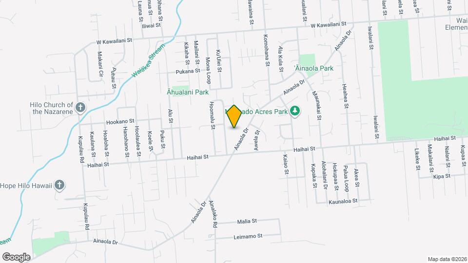 560 Ainaola Dr Map and Location Details
