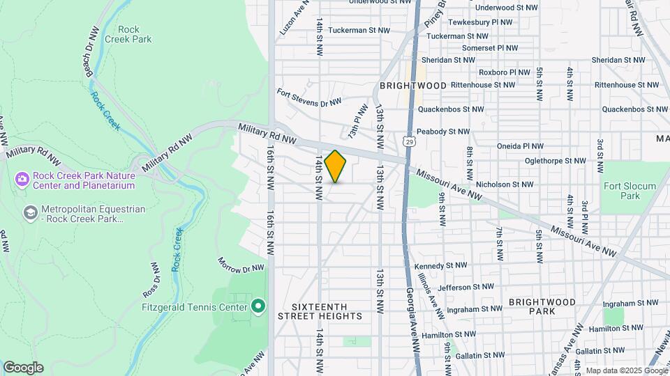1348-1350 Nicholson St NW Map and Location Details