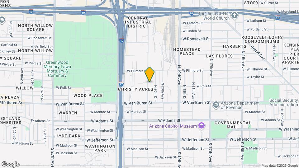 359 N 21st Ave Map and Location Details