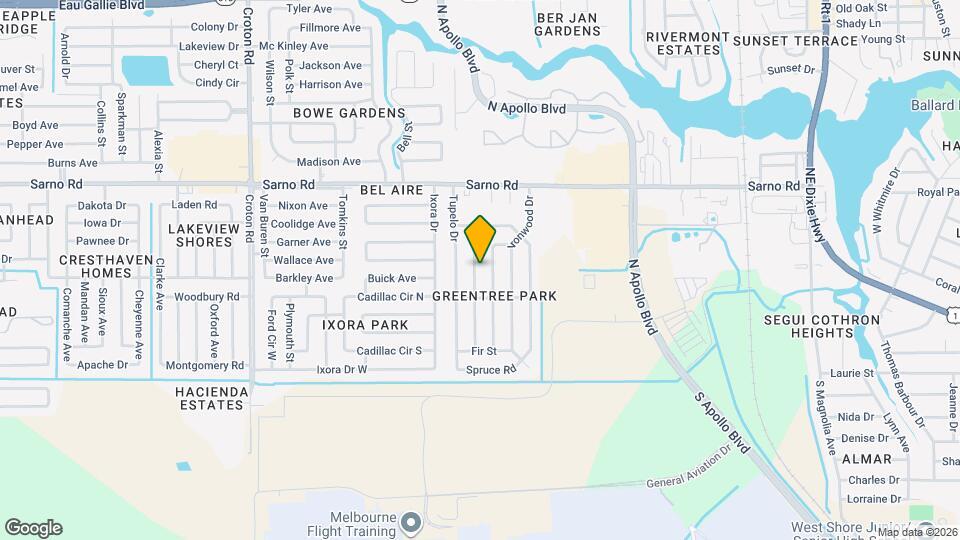 711 Walnut Dr Map and Location Details