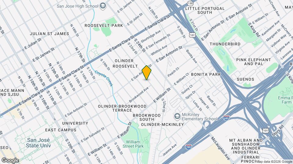 261 S 22nd St Map and Location Details