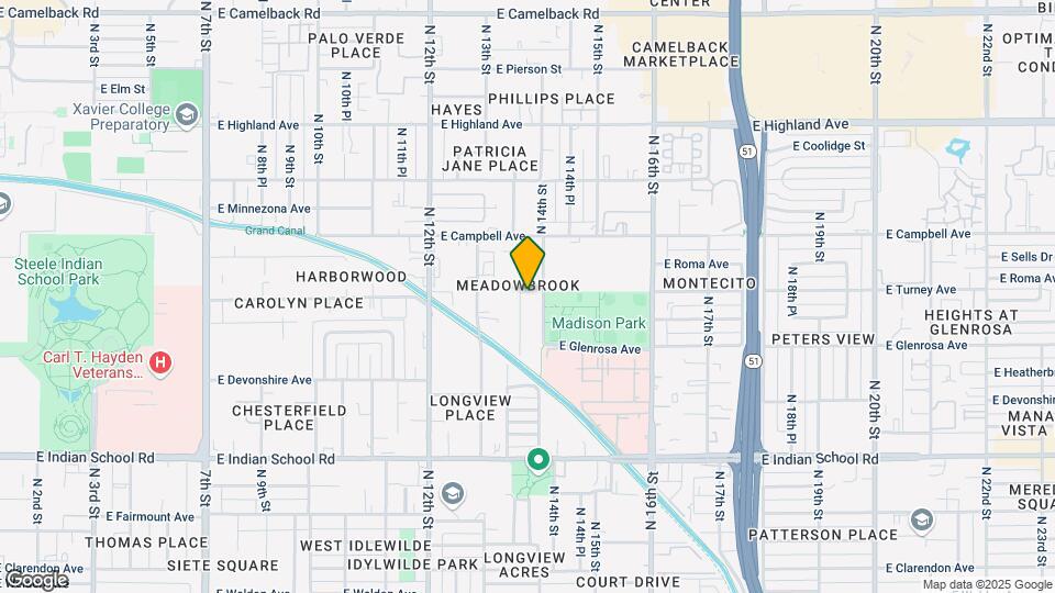 4401 N 13th Pl Mapa y Detalles de la Ubicación