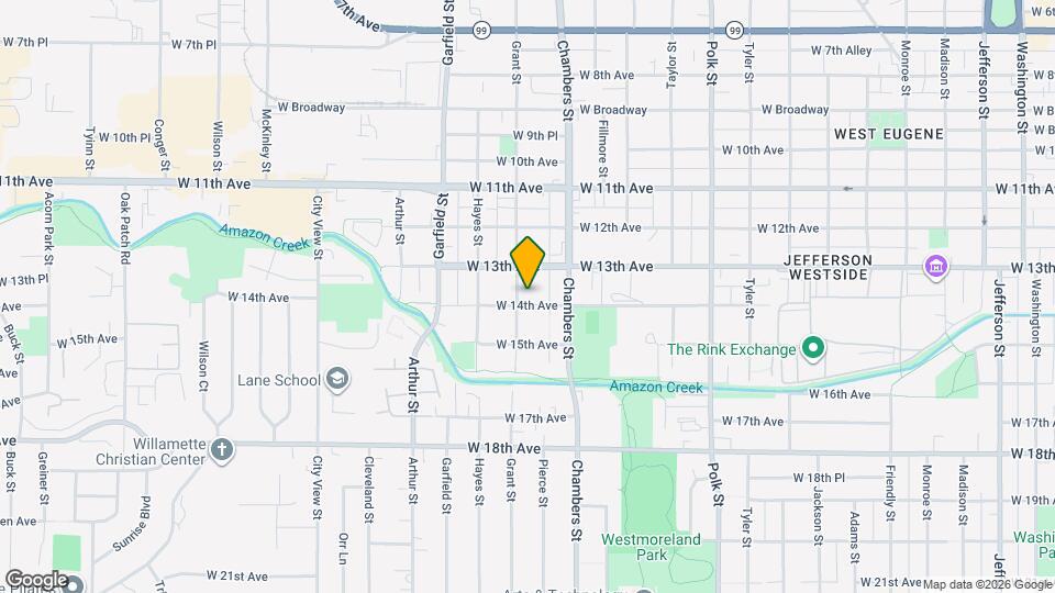 1785 W 14th Ave Map and Location Details