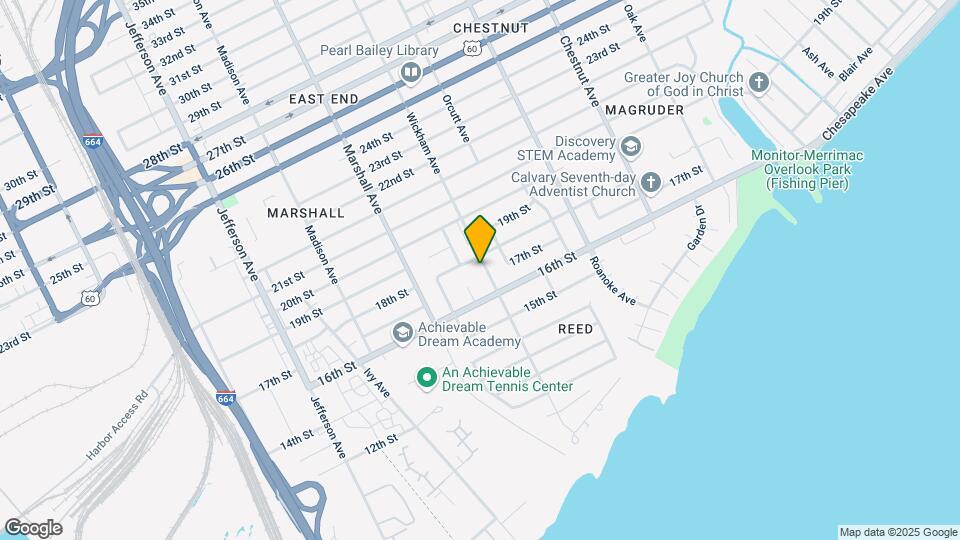 1625 Wickham Ave Mapa y Detalles de la Ubicación