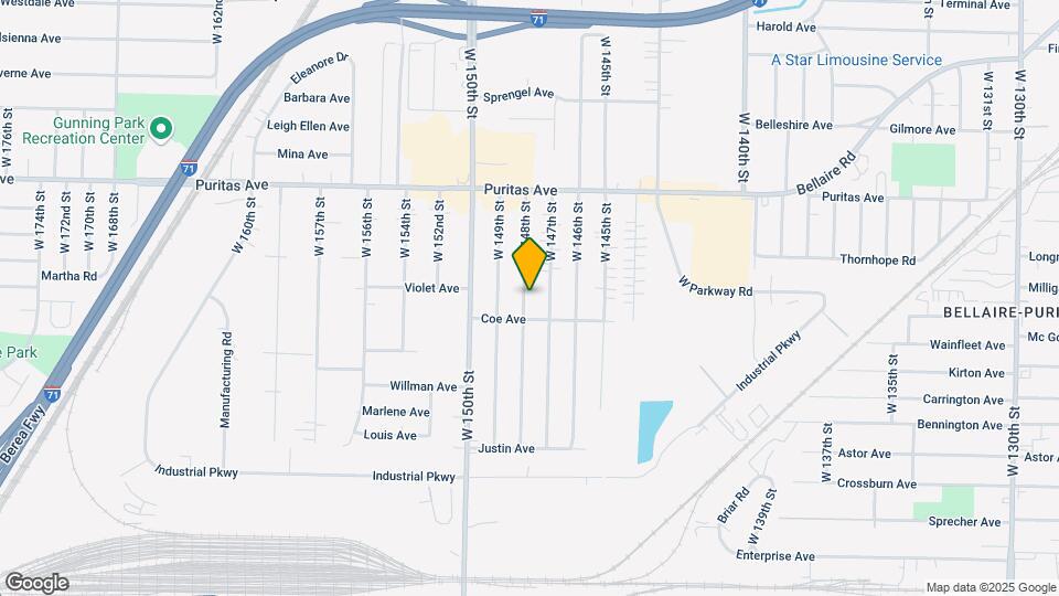 4561 W 148th St Map and Location Details