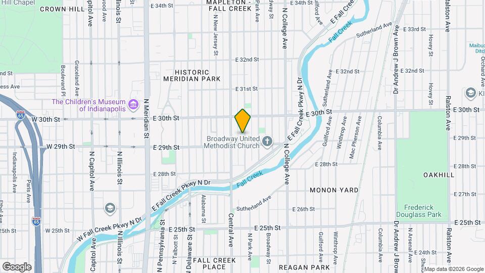 2920 Ruckle St Map and Location Details