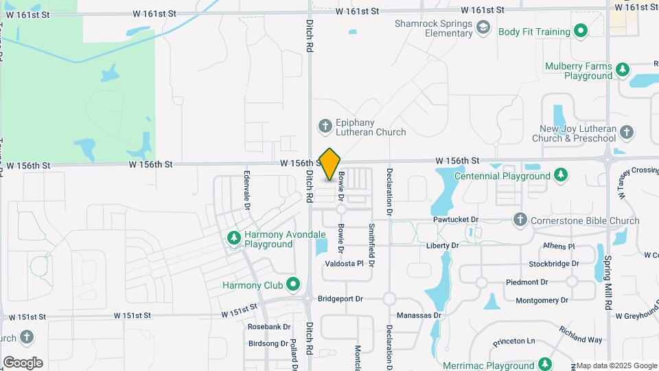 1333 Ashville Dr Map and Location Details
