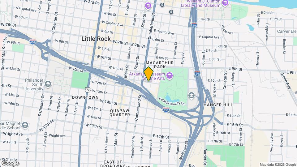 1100 Rock St, Unit B Mapa y Detalles de la Ubicación