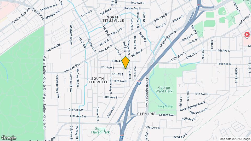 1709 1st St S Map and Location Details