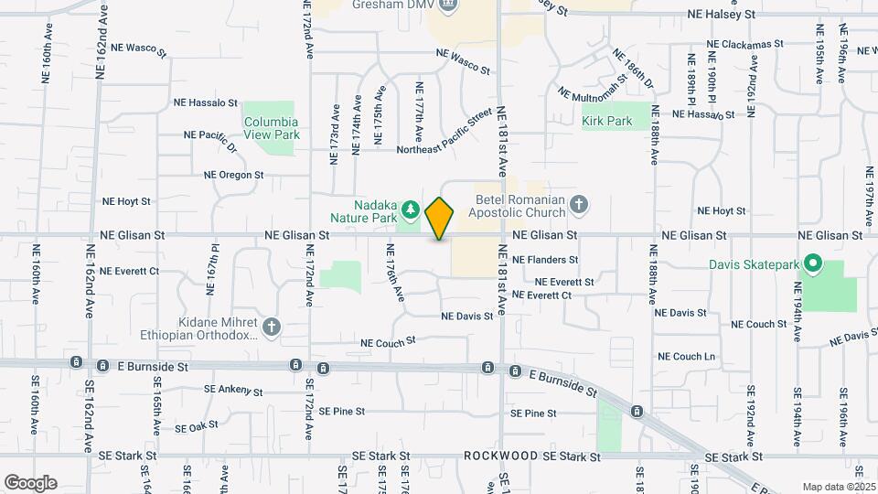 17804 NE Glisan St Map and Location Details