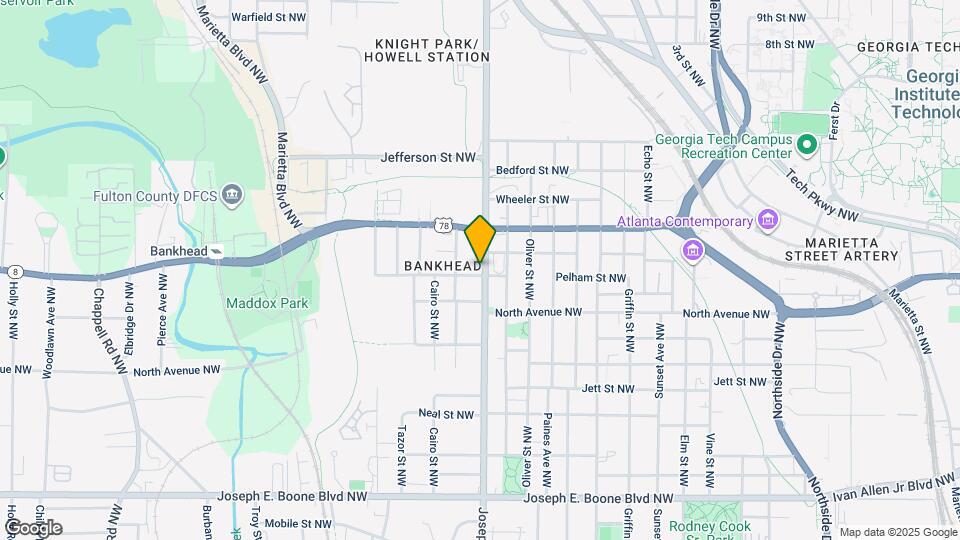 620 Joseph E. Lowery Blvd NW Map and Location Details