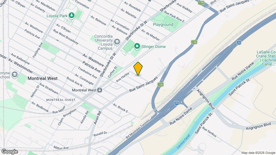 2060 West Broadway Rue Map and Location Details