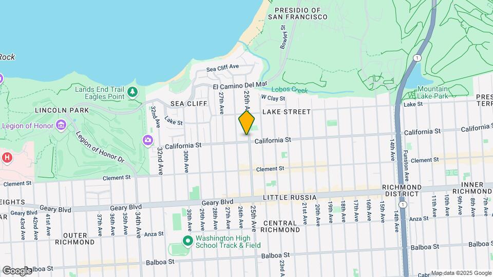 6310 California St Map and Location Details