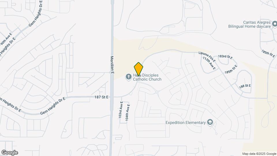 10720 187th St Ct E Map and Location Details