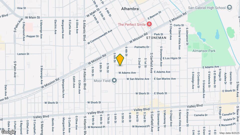 420 W Linda Vista Ave Map and Location Details