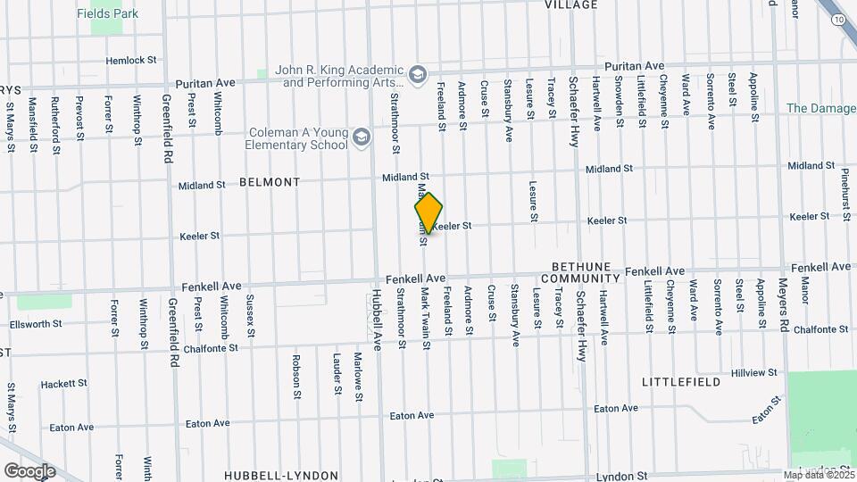 15364 Mark Twain St Map and Location Details