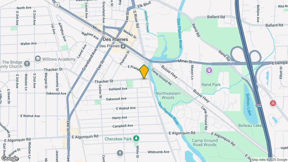 1641-1653 Thacker St Map and Location Details