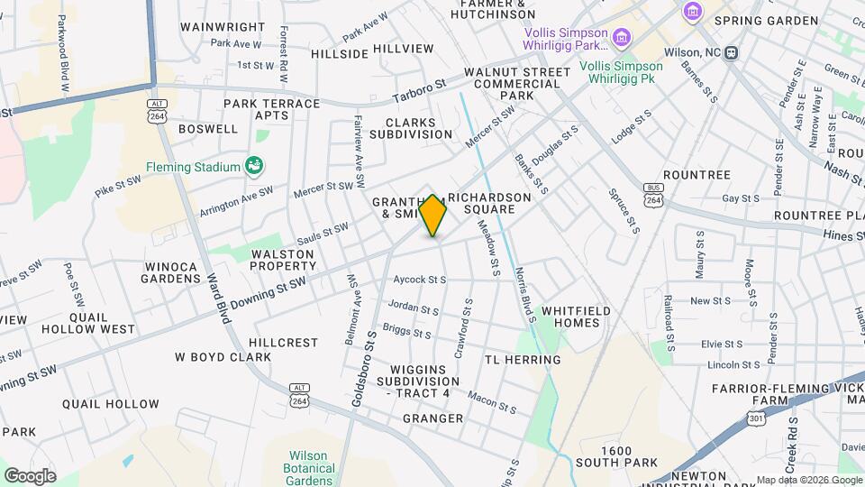 708 Woodrow St S Map and Location Details