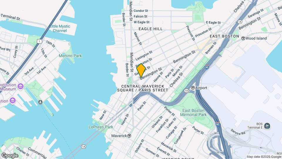 23 Bennington St, Unit 2 Map and Location Details