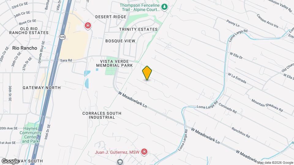 400 Pso De Corrales Map and Location Details