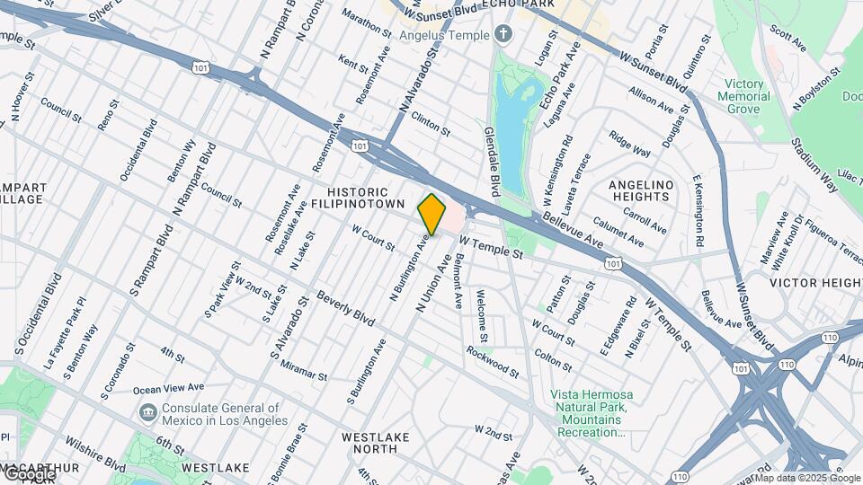 328 N Burlington Ave Mapa y Detalles de la Ubicación