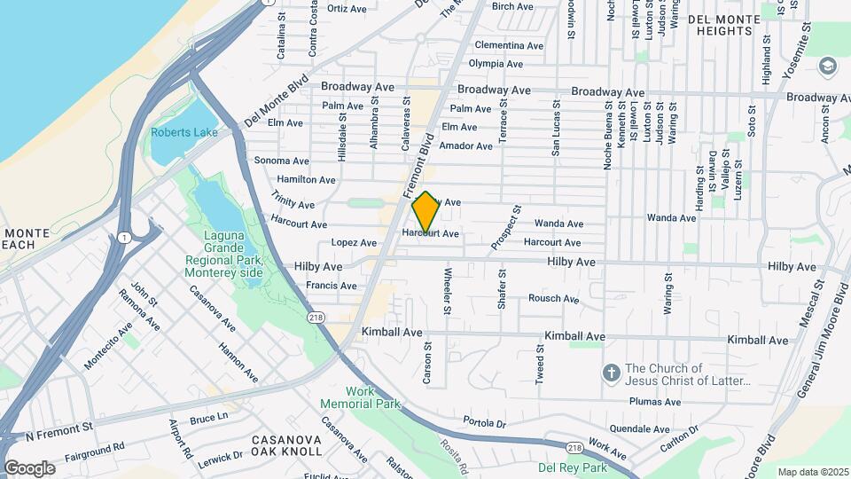 942 Harcourt Ave Map and Location Details