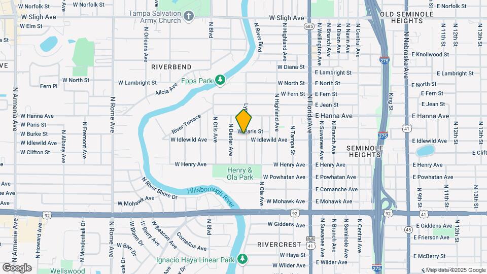 503 W Idlewild Ave Map and Location Details