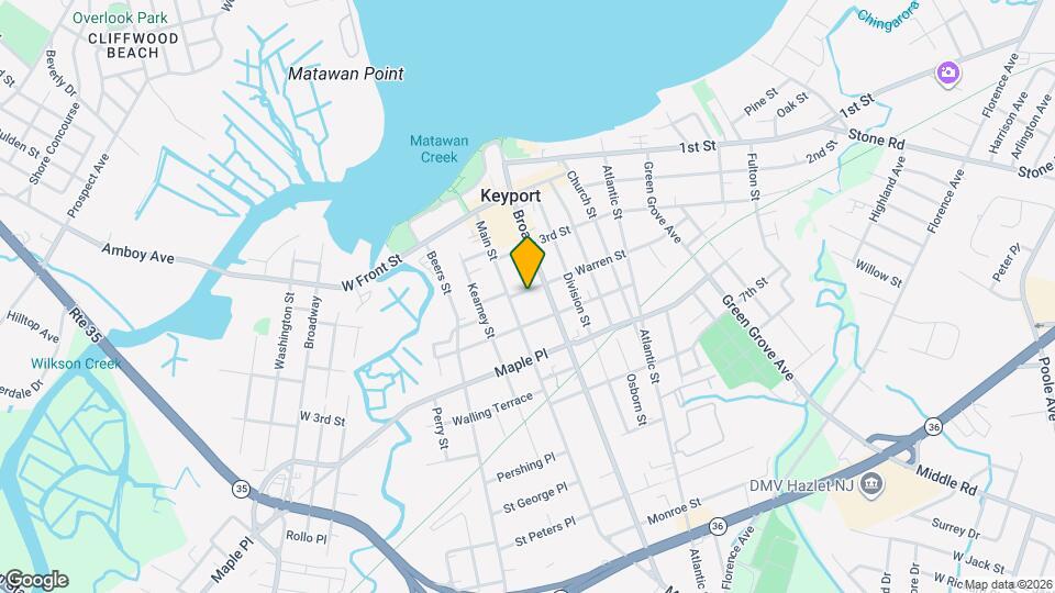 6 Warren St, Unit 6 Warren St. apartment 2 Map and Location Details