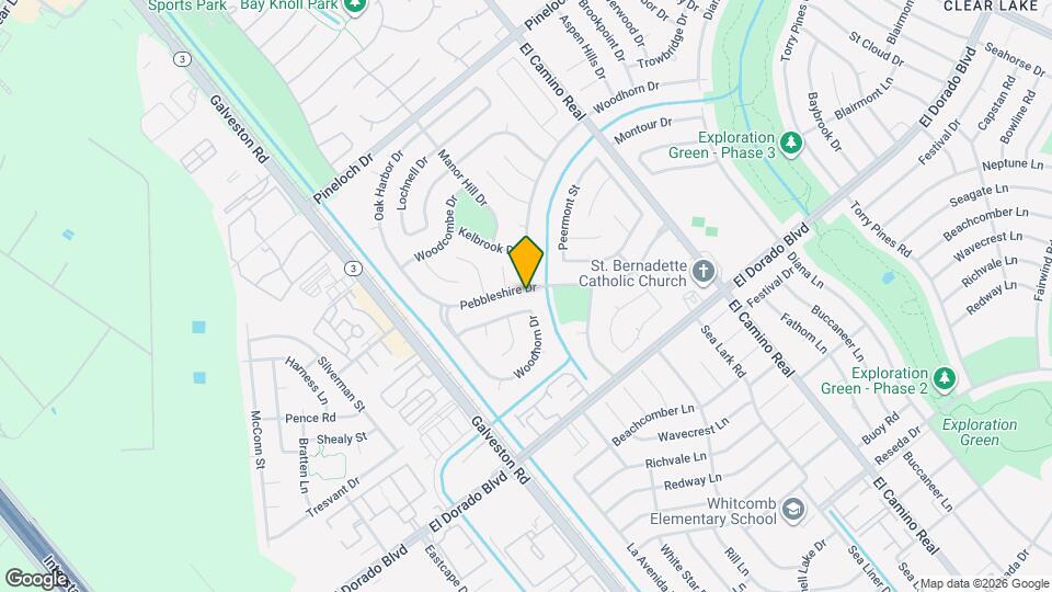 608 Pebbleshire Dr Map and Location Details