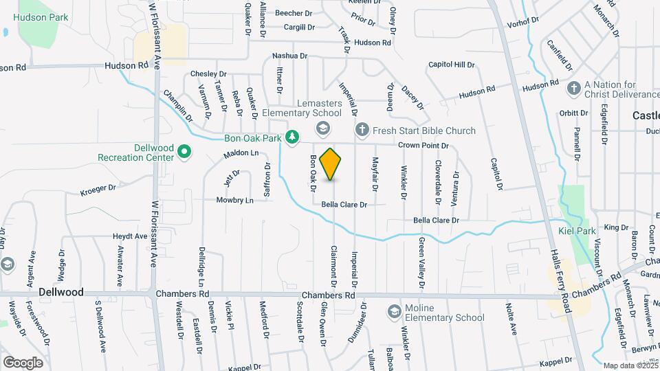 10151 Clairmont Dr Map and Location Details