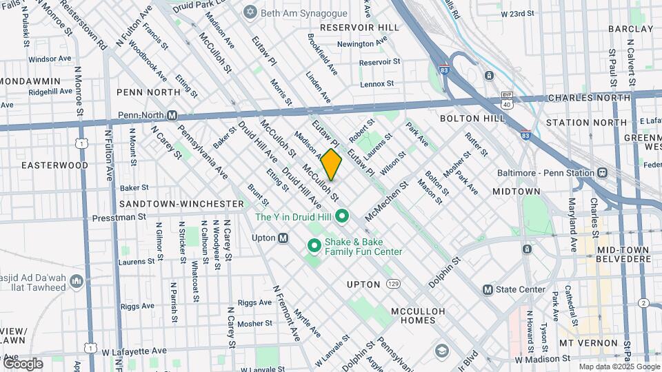 410 Laurens St Mapa y Detalles de la Ubicación