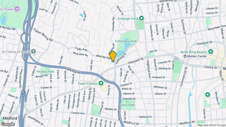 88 Fellsway E, Unit Unit 2 Map and Location Details