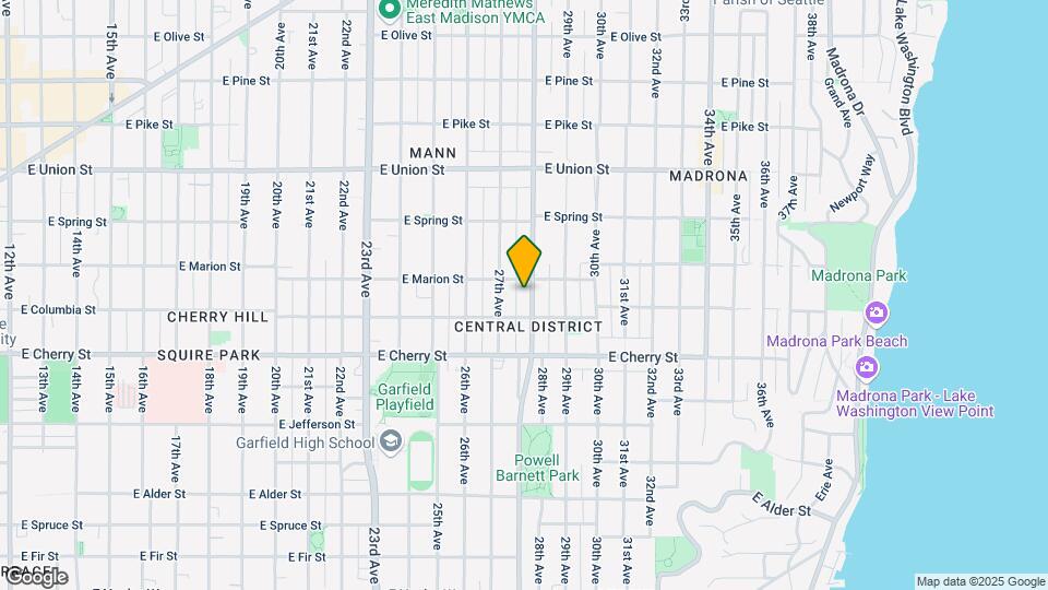 817 Martin Luther King Jr Way, Unit Upper Map and Location Details