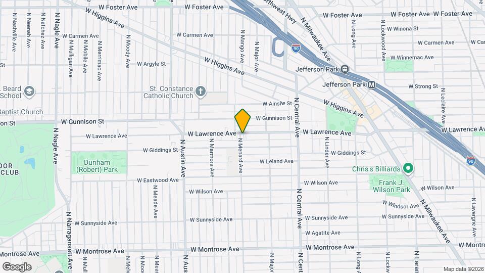 5755 W Lawrence Ave, Unit 1 N Map and Location Details