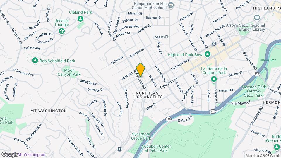 227 N Avenue 50 Map and Location Details