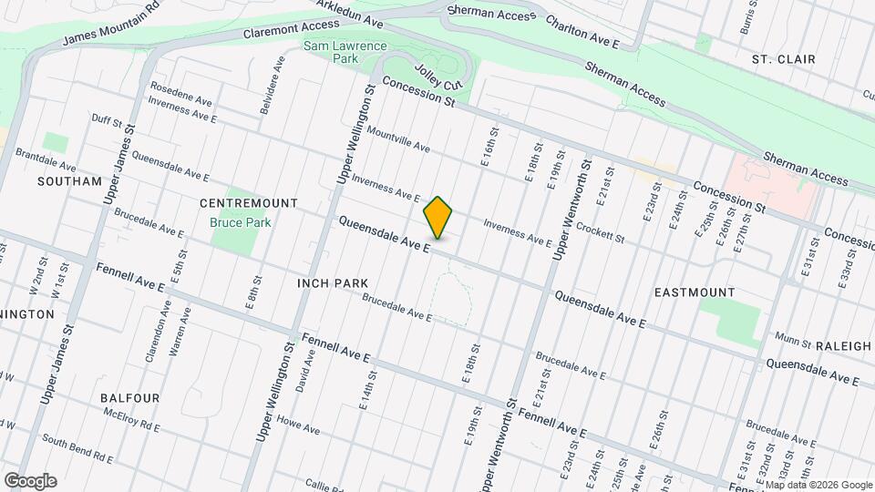 359 Queensdale Ave E, Unit Upper Map and Location Details