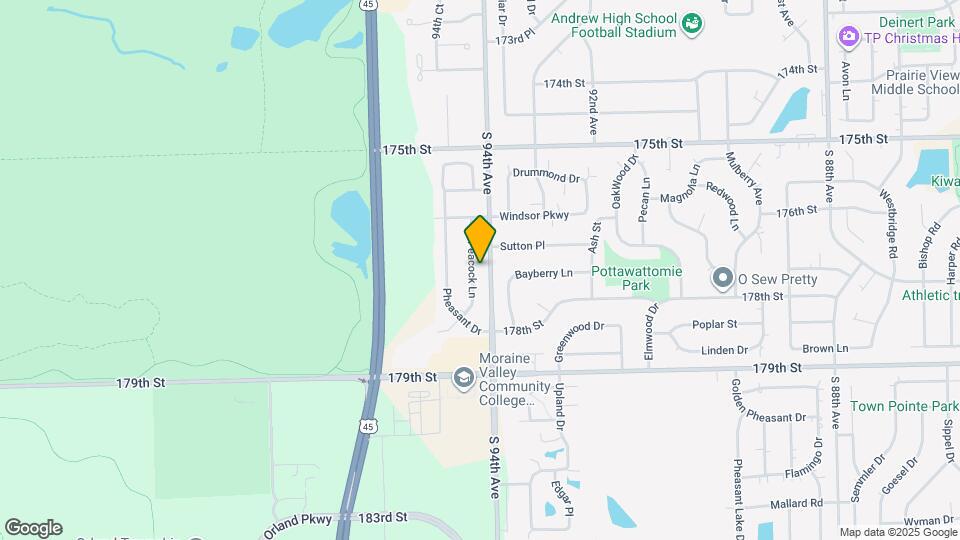 17709 Peacock Ln Map and Location Details