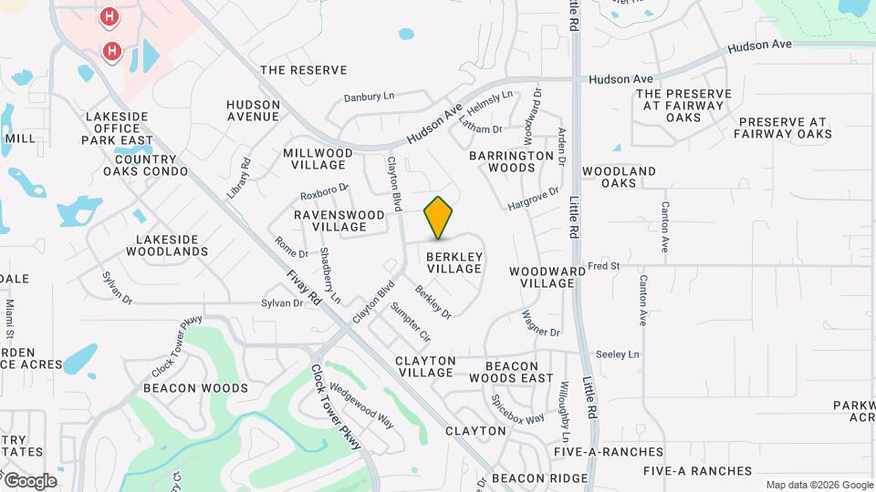 8542 Braxton Dr Map and Location Details