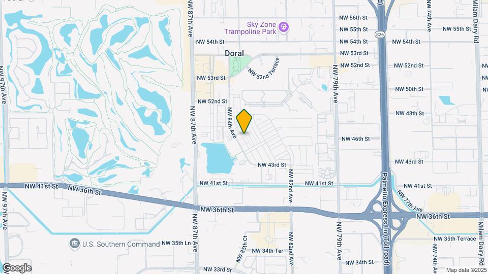 4702 NW 83rd Path Map and Location Details