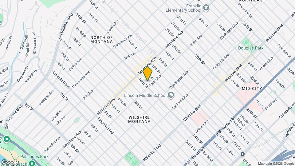 849 14th St Map and Location Details