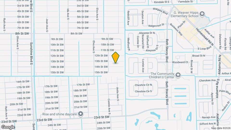 2510 14th St SW Map and Location Details