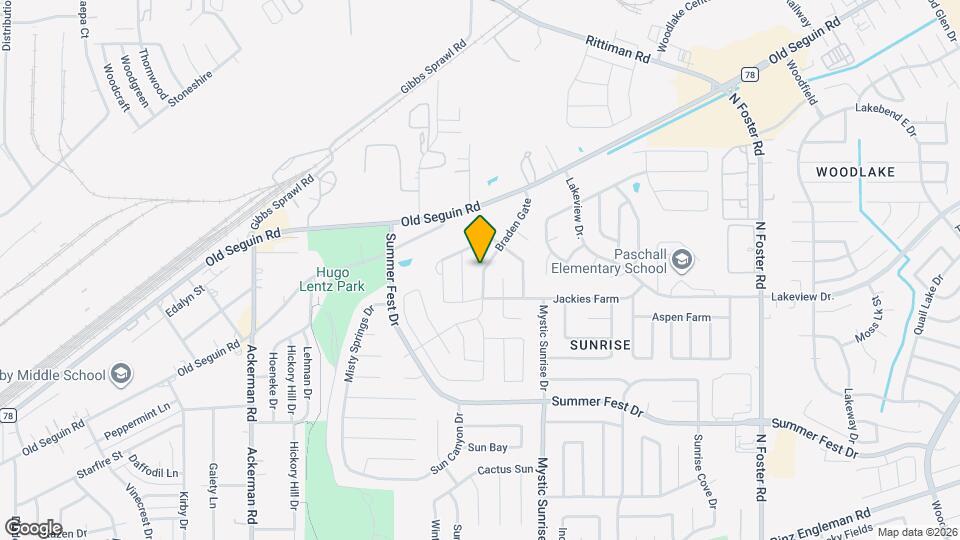 5002 Braden Gate Mapa y Detalles de la Ubicación