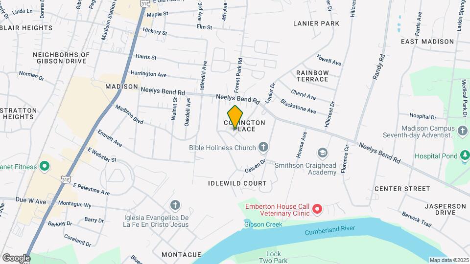 833 Neelys Chase Dr Mapa y Detalles de la Ubicación