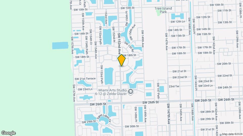 15184 SW 20th St Map and Location Details